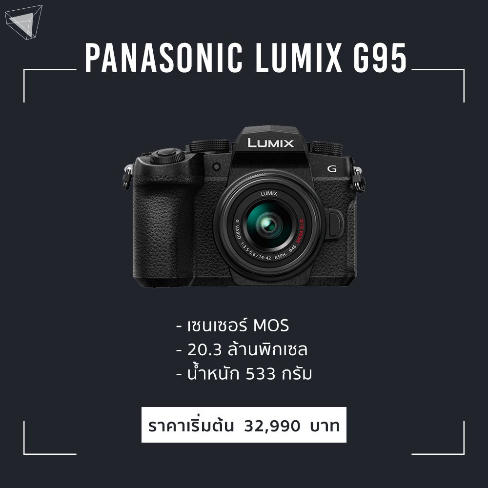 4. กล้อง mirrorless ถ่าย Vlog Panasonic Lumix G95