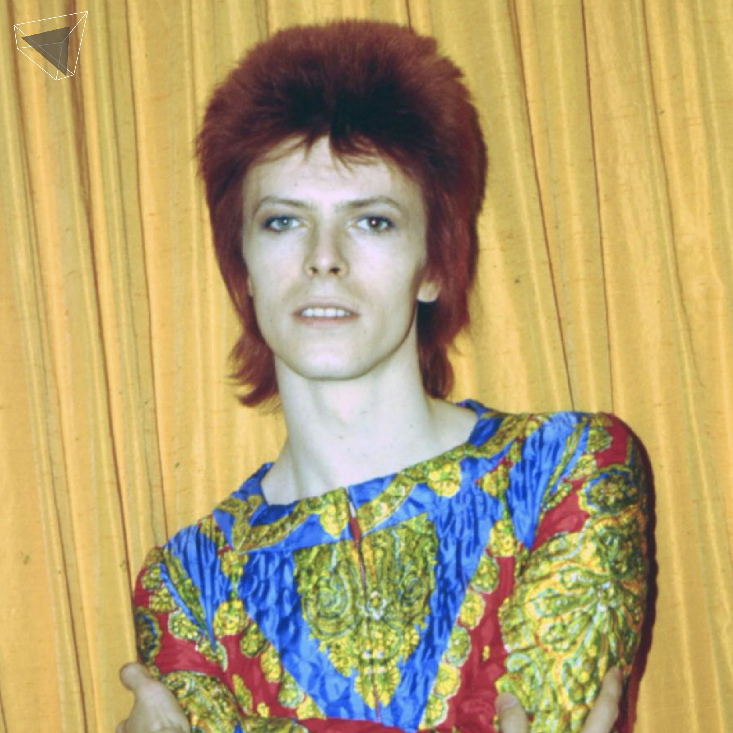David Bowie Ziggy Stardust with Mullet hair