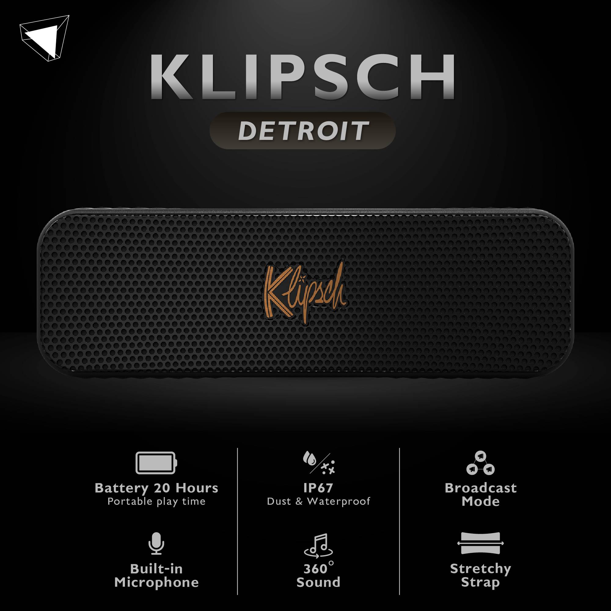 ลำโพงบลูทูธ Klipsch Detroit