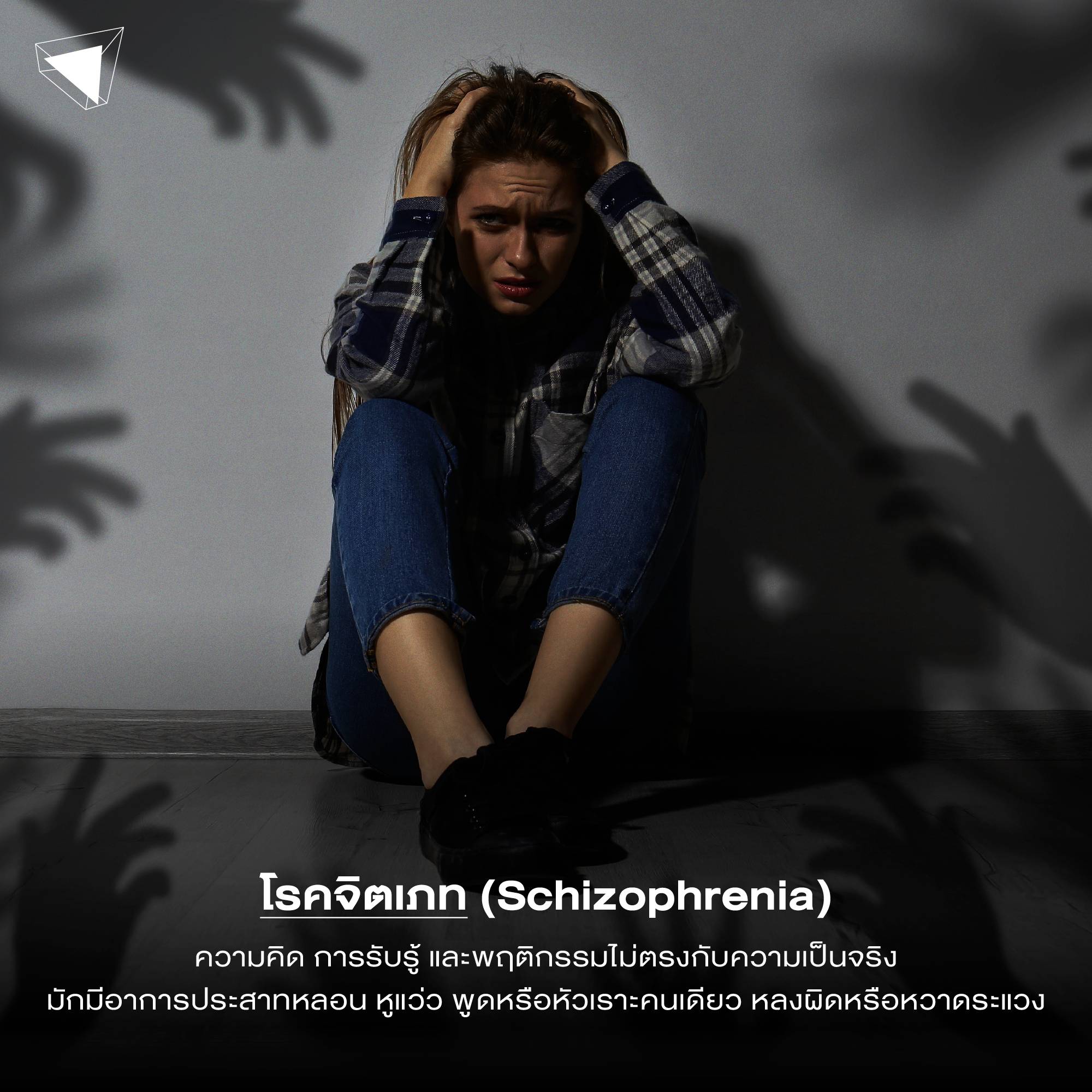 โรคจิตเวช โรคจิตเภท (Schizophrenia)