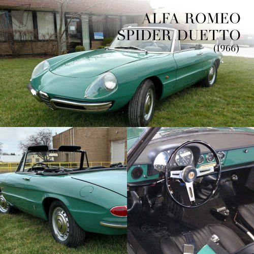 รถคลาสสิก Alfa Romeo Spider Duetto รูปทรงเอกลักษณ์